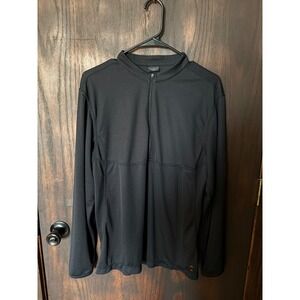 Nike ACG Mens 1/4 Zip Long Sleeve Base Layer Top Black Large Performance Shirt